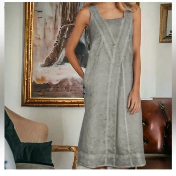 Soft Surroundings Charlene Linen Maxi Dress - Picture 1 of 16